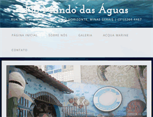 Tablet Screenshot of nomundodasaguas.com.br